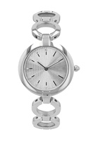 Montre pour femme en acier inoxydable, mouvement à quartz, design étanche, couleur or