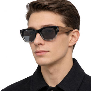 Nueva moda gafas de sol clásicas de madera recicladas diseñador Unisex logotipo personalizado venta al por mayor gafas de sol polarizadas baratas Lentes De Sol - Product Image 2