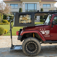 Porte-bagages de toit rigide monobloc en acier inoxydable pour Wrangler, conception non pliable