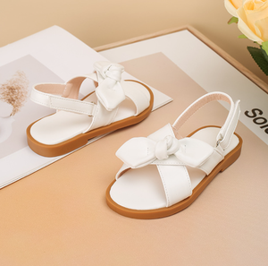 Sandales personnalisées neuves pour filles, sandales à nœuds croisés, 3-9 ans - Product Image 2