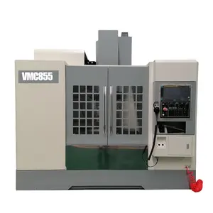 Fresadora CNC de 5 ejes de rigidez de alta precisión para centro de máquina vertical CNC VMC 855 de metal