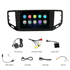 Autoradio Android 11 per VW Volkswagen Teramont <span class=keywords><strong>Atlas</strong></span> con Navigazione GPS, Schermo Touch, Lettore DVD, Carplay Wireless e Radio Stereo - Product Image 3