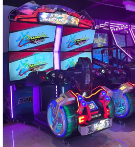 Consola de Juego Arcade de Carreras para Dos Jugadores con Pantalla Dual, Simulador Metálico que Funciona con Monedas, para Mayores de 6 Años, para Centros de Juegos de Mesa - Product Image 4