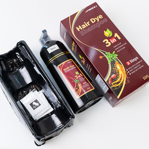 Tinte Capilar Negro de Marca Privada, Cobertura de Canas, Tinte Permanente para el Cabello en Champú, Color Plateado, Dorado, Castaño Oscuro - Product Image 5