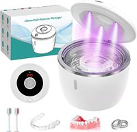 Nouveau design – Nettoyeur ultrasonique portable USB pour prothèses dentaires – Machine de nettoyage électrique intelligente alimentée par USB