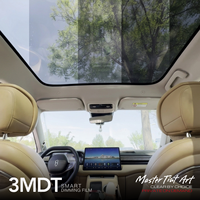 Film intelligent PDLC pour vitres, contrôle à distance, teinte électrique pour voiture, AITO M5 PG40, fenêtre à confidentialité commutable, fournisseur OEM