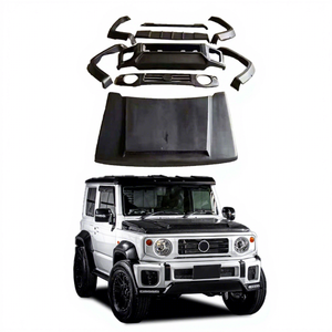 Kit de Carrocería para Suzuki <span class=keywords><strong>Jimny</strong></span>, Mejora al Estilo LB Wide Body, Parachoques Delantero, Parachoques Trasero, Cejas de Rueda, Capó - Product Image 1