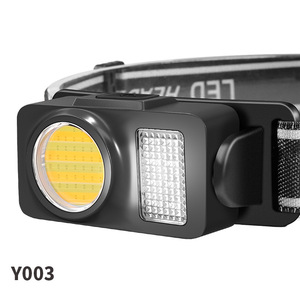 Yunmai Led Headlamp Cob Plus Led Rechargeable Compact Lightweight Multi Light Source Warm White For Outdoor <b>Camping</b> Hiking - Product Image 4