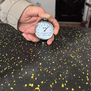 Losetas de Piso para Gimnasio Interior, Revestimiento de Goma Resistente para Equipos de Fitness y Ejercicio, Losetas de Goma para Gimnasio - Product Image 5