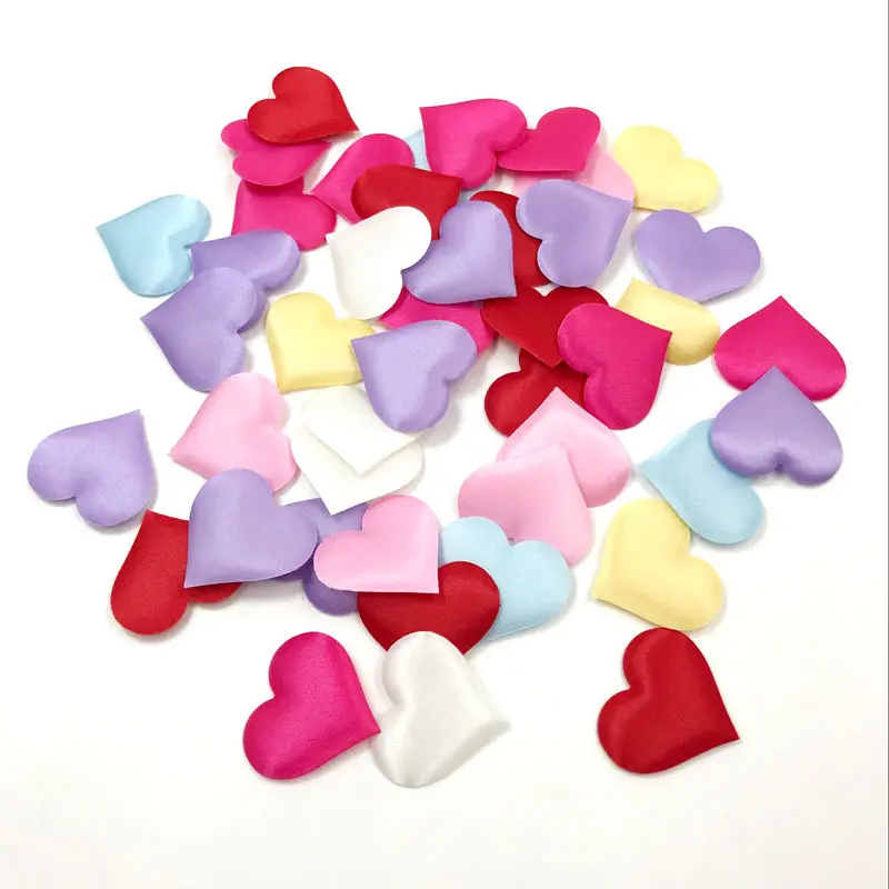 Принадлежности для украшения свадебной вечеринки, трехмерные губчатые лепестки, конфетти в форме сердца для свадьбы