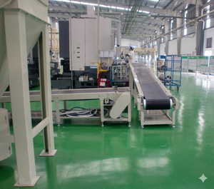 AMT VINA Convoyeur à bande personnalisé, fabricant vietnamien, nylon, caoutchouc, PVC, vitesse réglable, OEM, ODM - Product Image 1