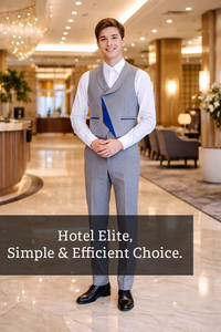 Traje de caballero personalizado OEM ODM para hombre, traje formal de negocios - Product Image 2