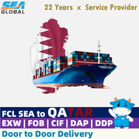 Agent maritime mondial Qatar Agent de fret maritime Agent logistique Ex-works FOB DDP Livraison porte à porte LCL+Transport routier Assurance