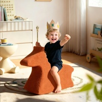 Sofá Infantil con Forma de Animal, Moderno y de Lujo, Personalizado, Esponja Comprimida 30D, Muebles Infantiles para Sala de Juegos, Venta Directa de Fábrica