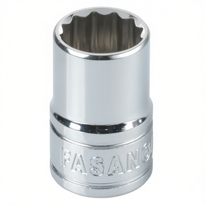 Fasano <b>Socket</b> Wrench <b>17mm</b> 6 Point Chrome Vanadium Steel Auto Repair Tool - Product Image 2