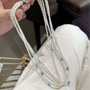 Pendientes de Plata 925 con Perlas Negras de Tahití de 9-10 mm, Nuevos Collares Básicos de Moda Impecables que se Pueden Combinar - Product Image 3