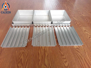 Contenedor Rectangular de Aluminio de 2 KG para Microondas y Congelador con Tapa, para Almacenamiento de Mariscos y Alimentos - Product Image 4
