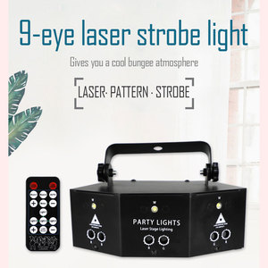 Lumières à faisceau mobile à effet laser LED 15 yeux, projecteur <span class=keywords><strong>de</strong></span> boule disco LED, lampes laser, lumières <span class=keywords><strong>de</strong></span> scène <span class=keywords><strong>de</strong></span> boîte <span class=keywords><strong>de</strong></span> <span class=keywords><strong>nuit</strong></span>, télécommande - Product Image 4