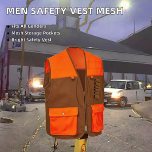 Gilet de travail haute visibilité, gilet de sécurité réfléchissant pour les travailleurs de la construction, de l'industrie et des entrepôts - Product Image 2