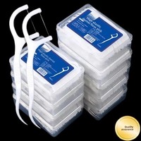 Cure-dents en plastique ultra-fins, pack familial, cure-dents jetables pour adultes, sûrs et pratiques, nettoyage des dents, 50 cure-dents par boîte