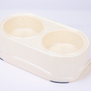 ชามอาหารสัตว์เลี้ยงแบบยกสูง ชามคู่ ถอดซักได้ ชามสแตนเลสสำหรับแมว ป้องกันการหกเลอะเทอะ สำหรับใช้ในบ้าน - Product Image 3