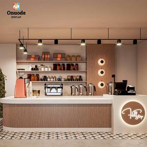 Mostrador de Café Personalizado, Diseño de Quiosco Completo para Cafetería |   Soluciones Integrales de Mobiliario para Interiores de Cafeterías, Diseño Completo de Tiendas - Product Image 1
