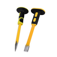 Ciseaux à pierre plats et pointus en acier à haute teneur en carbone, multi-spécifications, modèle 9902, vente en gros d'usine, pour outils de maçonnerie en pierre