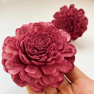Flores Artificiales de Aromaterapia Hechas a Mano, Venta al por Mayor, Flores Decorativas de Madera Sola en Varios Colores para Bodas y Manualidades - Product Image 5