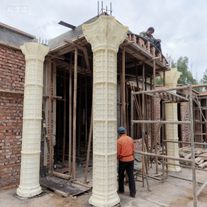 Ev beton döküm için 30cm-35cm çap yüksek dayanıklılık plastik enjeksiyon kalıbı Roman sütun kalıp - Product Image 5