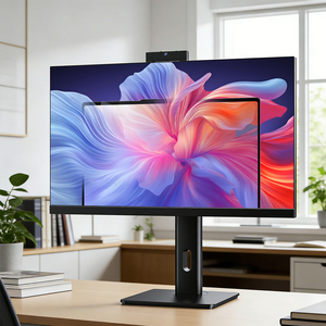 Wandong Factory All-In-One <b>Computer</b> 27 Inch 4K IPS Display Built-in Camera Black for Business <b>Office</b> Use AIO <b>computer</b> - Product Image 1
