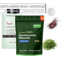 Complément de Beauté Anti-Âge NAD Nicotinamide Quercétine Resvératrol en Capsules pour Adultes - Antioxydant Soutien Perte de Poids 80 Capsules (Durée de Conservation 24 Mois)