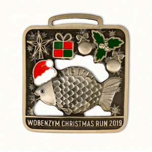 Medalla de Orden de Carnaval Dorada Personalizada 2023 en Oferta para Cinta - Product Image 5