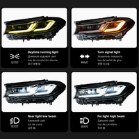 Nouveaux phares LED de haute qualité 12V 6000K 36W pour Série 5 G30 G38 M5 2018-2020, rétrofit 6000 Lumens, 100% compatibilité, Plug & Play