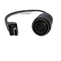 Midi Din 5-Pin Stecker Mini USB 2.0 Kamerakabel Verlängerungsadapter mit Geflochtener Abschirmung Anpassbare Länge