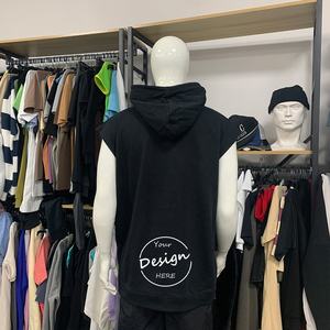 Sudadera Deportiva Personalizada al por Mayor para Hombre, de Spandex/Algodón, sin Mangas, Transpirable, de Punto, Ecológica - Product Image 6