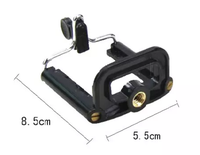 Support de téléphone portable multifonctionnel : clip pour caméra, support monopode, adaptateur de trépied