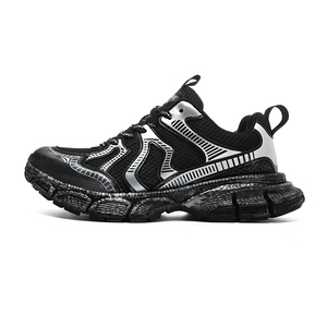 Zapatillas Deportivas de Suela Gruesa Estilo Retro Harajuku para Hombre con Logotipo Personalizado, Forro de Malla Cómodo, Zapatos Casuales de Plataforma para Todas las Temporadas - Product Image 5