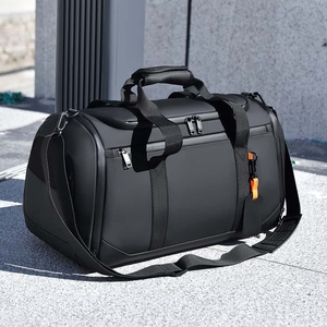 Unisex <b>Duffel</b> <b>Bag</b> Large Capacity Zipper Closure Adjustable Strap Gym Travel <b>Bag</b> Black Waterproof 7 Inch - Product Image 6