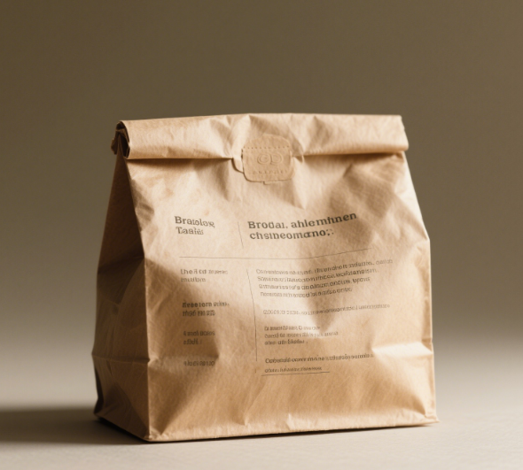 Custom Printed Resealable Flat Coffee Bag