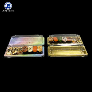 Lebensmittel Luxus verpackung zum Mitnehmen Go Bento Boxen Einweg zum Mitnehmen Sushi Togo Box Kunststoff PET Recycelbar - Product Image 6