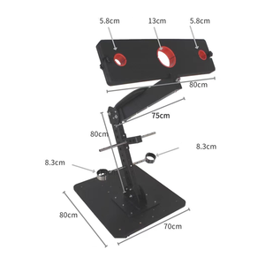 BDMS scaffale per la ritenuta degli arti grande supporto per punizione per allenamento femminile sedia da amore - Product Image 6