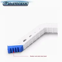 VASTOCEAN Pinza de Limpieza Rectangular Multifuncional de Plástico Ecológico de Dos Garras para Acuarios, Peceras y Corales