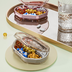 Wholesale Portable Small Medicine Storage <b>Box</b> Moisture-Proof and Sealed Carry-On Pills Container - Product Image 5