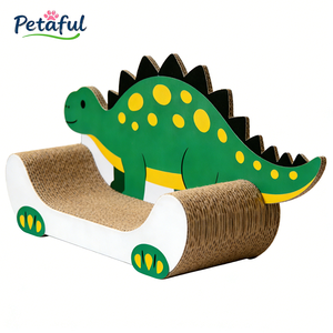 Großhandel Haustier-Spielzeug Komfortables Kratzfestes Niedliches Dinosaurier-Sofa Katzen-Kratzbrett Maßgefertigter Katzen-Kratzbaum für Sofa und <span class=keywords><strong>Couch</strong></span> - Product Image 3