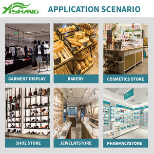 高品质现代设计化妆品展示架定制金属展示商场办公室前台公司美容 - Product Image 4