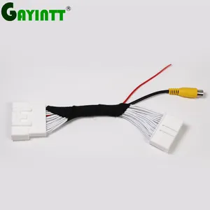 GAYINTT Car Rear view camera retention cable adapter for Toyota Hilux 2020 2021 backup harness to Original display