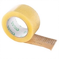 Ruban adhésif BOPP transparent simple face en acrylique, imperméable, pour scellage de sacs, idéal pour entrepôts FBA