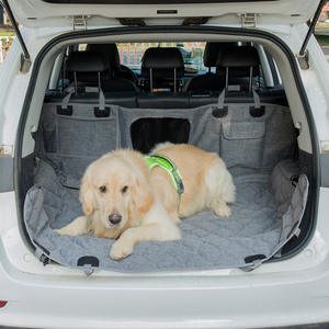 Housse de siège de voiture pour <span class=keywords><strong>chien</strong></span> matelassée prix usine avec fenêtre en maille protecteur de siège arrière étanche et antidérapant pour animaux de compagnie - Product Image 5