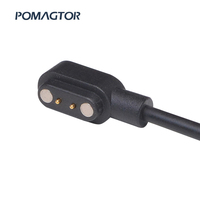Cable de carga magnético delicado y exquisito de alta precisión, bolsa de PE de 2 pines, conexión magnética Usb de 12V, conector de alimentación 2A