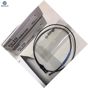 Unité de capteur à fibre optique réfléchissante coaxiale FU-21X, ultra haute précision, filetage M3, 50 cm, assemblage électronique - Product Image 1